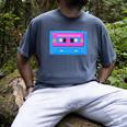 Retro Cassette Tape Tee 90s Nostalgia Aesthetic Men's Comfort Colors T-Shirt Denim