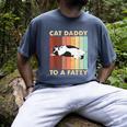 Retro Fat Chonk Dad Tee Cat Daddy To A Fatty Men's Comfort Colors T-Shirt Denim Retro Fat Chonk Dad Tee Cat Daddy To A Fatty Men's Comfort Colors T-Shirt Denim