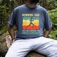 Retro Running Dad Runner Marathon Athlete Humor Outfit Men's Comfort Colors T-Shirt Denim