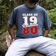 Reunion 1980 Class Of 1980 Reunion 80 Graduation 1980 Men's Comfort Colors T-Shirt Denim