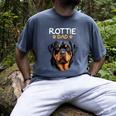Rottie Dad Rottweiler Dog Men's Comfort Colors T-Shirt Denim