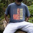 Rugby Blood Sweat Bruises Rugby Player Coach Dad Mom Men's Comfort Colors T-Shirt Denim