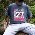 Senior 2027 Class Of 2027 Pink Coquette Bow Graduation Girl Men's Comfort Colors T-Shirt Denim