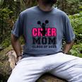 Senior Cheerleader Mom Cheer Class Of 2025 Graduation Women Men's Comfort Colors T-Shirt Denim