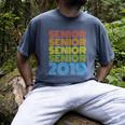 SENIOR CLASS 2019 T SHIRT High School Graduation Men's Comfort Colors T-Shirt Denim