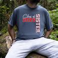 Senior Sister Class Of 2026 Proud Big Sis Graduation Family Men's Comfort Colors T-Shirt Denim