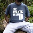 She Wants The MD Shirt Medical Graduation Doctor Men's Comfort Colors T-Shirt Denim