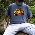 Sidekick Easy Halloween Matching Superhero Costume Dad Mom Men's Comfort Colors T-Shirt Denim