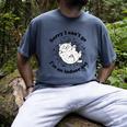 Sorry I Can't Go I'm An Indoor Cat Quote Introvert Men's Comfort Colors T-Shirt Denim