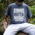 Straight Outta Preschool Graduate Class 2026 Graduation Men's Comfort Colors T-Shirt Denim
