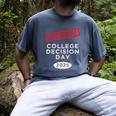 I Survived College Decision Day Graduation Class Of 25 Men's Comfort Colors T-Shirt Denim