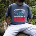 I Survived My Daughter's Nurse Degree School Graduation Men's Comfort Colors T-Shirt Denim