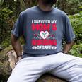 I Survived My Mom’s Nursing Degree Nurse Nursing Graduation Men's Comfort Colors T-Shirt Denim