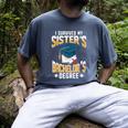 i Survived My Sisters Bachelor's Degree Graduation Gifts Men's Comfort Colors T-Shirt Denim