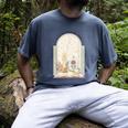 Tale As Old As Time Rose Candle And Book Men's Comfort Colors T-Shirt Denim