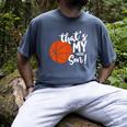 That's My Son Basketball Lovers For Mom Or Dad Men's Comfort Colors T-Shirt Denim That's My Son Basketball Lovers For Mom Or Dad Men's Comfort Colors T-Shirt Denim