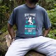 Never Thought I'd Be Wearing a Mermaid Dad Small Men's Comfort Colors T-Shirt Denim
