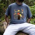 Tortie Cat Owner Flowers Tortie Cat Mom Tortie Cat Dad For Men Women Kids Men's Comfort Colors T-Shirt Denim