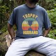 Trophy Husband For Cool Father Or Dad Men's Comfort Colors T-Shirt Denim Trophy Husband For Cool Father Or Dad Men's Comfort Colors T-Shirt Denim
