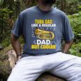 Tuba Player Men Dad Grandpa Marching Band Brass Tubist Men's Comfort Colors T-Shirt Denim