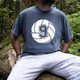 Volleyball Player 9 Volleyball Mom Dad Jersey Number 9 Men's Comfort Colors T-Shirt Denim Volleyball Player 9 Volleyball Mom Dad Jersey Number 9 Men's Comfort Colors T-Shirt Denim
