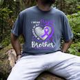 I Wear Purple In Memory Of My Brother Overdose Awareness Men's Comfort Colors T-Shirt Denim