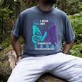 I Wear Teal And Purple In Memory Of My Grandpa Men's Comfort Colors T-Shirt Denim I Wear Teal And Purple In Memory Of My Grandpa Men's Comfort Colors T-Shirt Denim