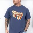 1977 Class Reunion Retro Class Of 77 High School Graduation Men's Comfort Colors T-Shirt Blue Jean