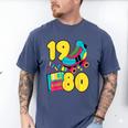 1980 Retro Raised In The 80s Old School Nostalgia Vibes Men's Comfort Colors T-Shirt Blue Jean 1980 Retro Raised In The 80s Old School Nostalgia Vibes Men's Comfort Colors T-Shirt Blue Jean