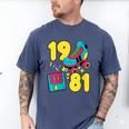 1981 Retro Raised In The 80s Old School Nostalgia Vibes Men's Comfort Colors T-Shirt Blue Jean 1981 Retro Raised In The 80s Old School Nostalgia Vibes Men's Comfort Colors T-Shirt Blue Jean