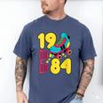 1984 Retro Raised In The 80s Old School Nostalgia Vibes Men's Comfort Colors T-Shirt Blue Jean