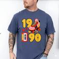 1990 Retro Raised On 90s Music Old School Nostalgia Punk Men's Comfort Colors T-Shirt Blue Jean 1990 Retro Raised On 90s Music Old School Nostalgia Punk Men's Comfort Colors T-Shirt Blue Jean