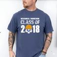 2018 Mechanical Engineering Graduation Shirt Mechanic Men's Comfort Colors T-Shirt Blue Jean