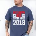 2018 Senior Graduation My Happy Class Shirt Men's Comfort Colors T-Shirt Blue Jean