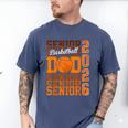 2026 Basketball Senior Dad Graduation Matching Family Men's Comfort Colors T-Shirt Blue Jean
