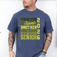 2026 Tennis Senior Brother Graduation Matching Family Men's Comfort Colors T-Shirt Blue Jean