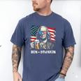 4th Of July Franklin Ben Drankin American Dad Men Women Men's Comfort Colors T-Shirt Blue Jean 4th Of July Franklin Ben Drankin American Dad Men Women Men's Comfort Colors T-Shirt Blue Jean