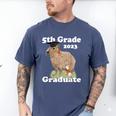 5th Grade Graduation Class Of 2023 Capybara Fifth Graduate Men's Comfort Colors T-Shirt Blue Jean