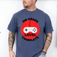 5th Grade Level Complete Gamer Graduation Men's Comfort Colors T-Shirt Blue Jean