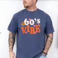 60's Vibe Retro Nostalgia Classic Mixtape Era 1960s Party Men's Comfort Colors T-Shirt Blue Jean