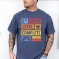 6th Grade Level Complete Shirt Graduation Last Day Of School Men's Comfort Colors T-Shirt Blue Jean
