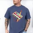 80s 90s Retro Halloween's Party Costume Nostalgia Cassette Men's Comfort Colors T-Shirt Blue Jean