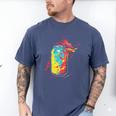 80s Nostalgia Soda Can Men's Comfort Colors T-Shirt Blue Jean