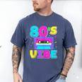 80's Vibe Retro Style Cassette Tape Nostalgia 1980s Party Men's Comfort Colors T-Shirt Blue Jean