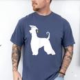Afghan Hound Graduation Dog Graduate Men Women Kids Men's Comfort Colors T-Shirt Blue Jean