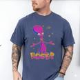 American Dad Outer Space Roger Cartoon Men's Comfort Colors T-Shirt Blue Jean