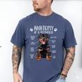 Anatomy Rottweiler Dog Owner Rottie Dad Mom Pet Lover Men's Comfort Colors T-Shirt Blue Jean
