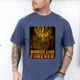 Antiques Collector Writing Retro Nostalgia Curiosity Men's Comfort Colors T-Shirt Blue Jean