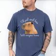 Antisocial Introvert Capybara Sarcastic Humor Men's Comfort Colors T-Shirt Blue Jean Antisocial Introvert Capybara Sarcastic Humor Men's Comfort Colors T-Shirt Blue Jean