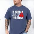 Antisocial Keep Away Sarcastic Bad Attitude Introvert Men's Comfort Colors T-Shirt Blue Jean